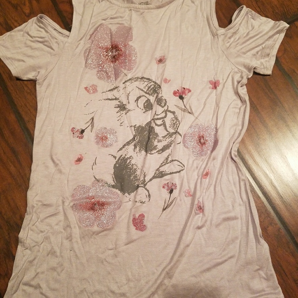 Disney Thumper Top light lavender color